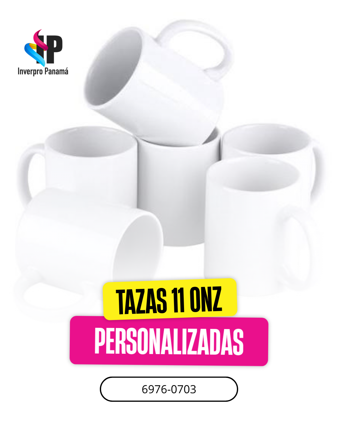 TAZA SUBLIMABLE PERSONALIZADA 11 OZ