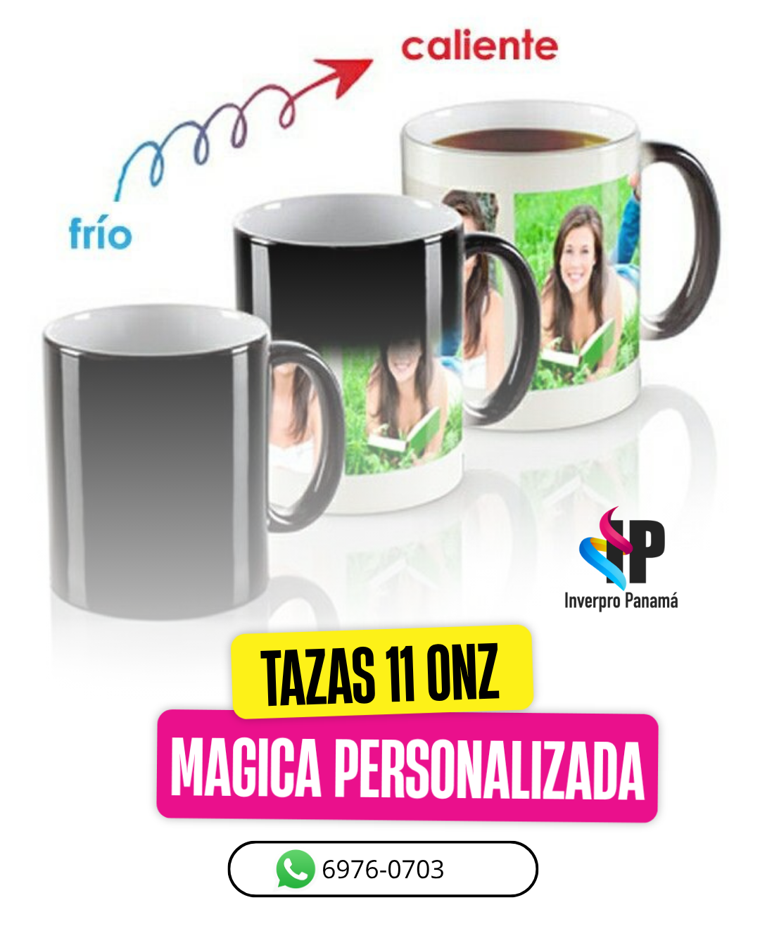 TAZA MAGICA PERSONALIZADA 11 OZ
