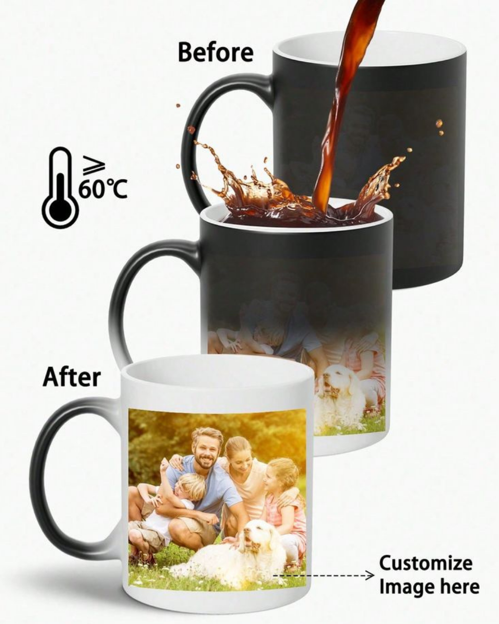 TAZA MAGICA PERSONALIZADA 11 OZ