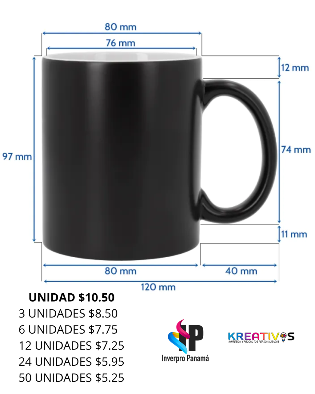 TAZA MAGICA PERSONALIZADA 11 OZ