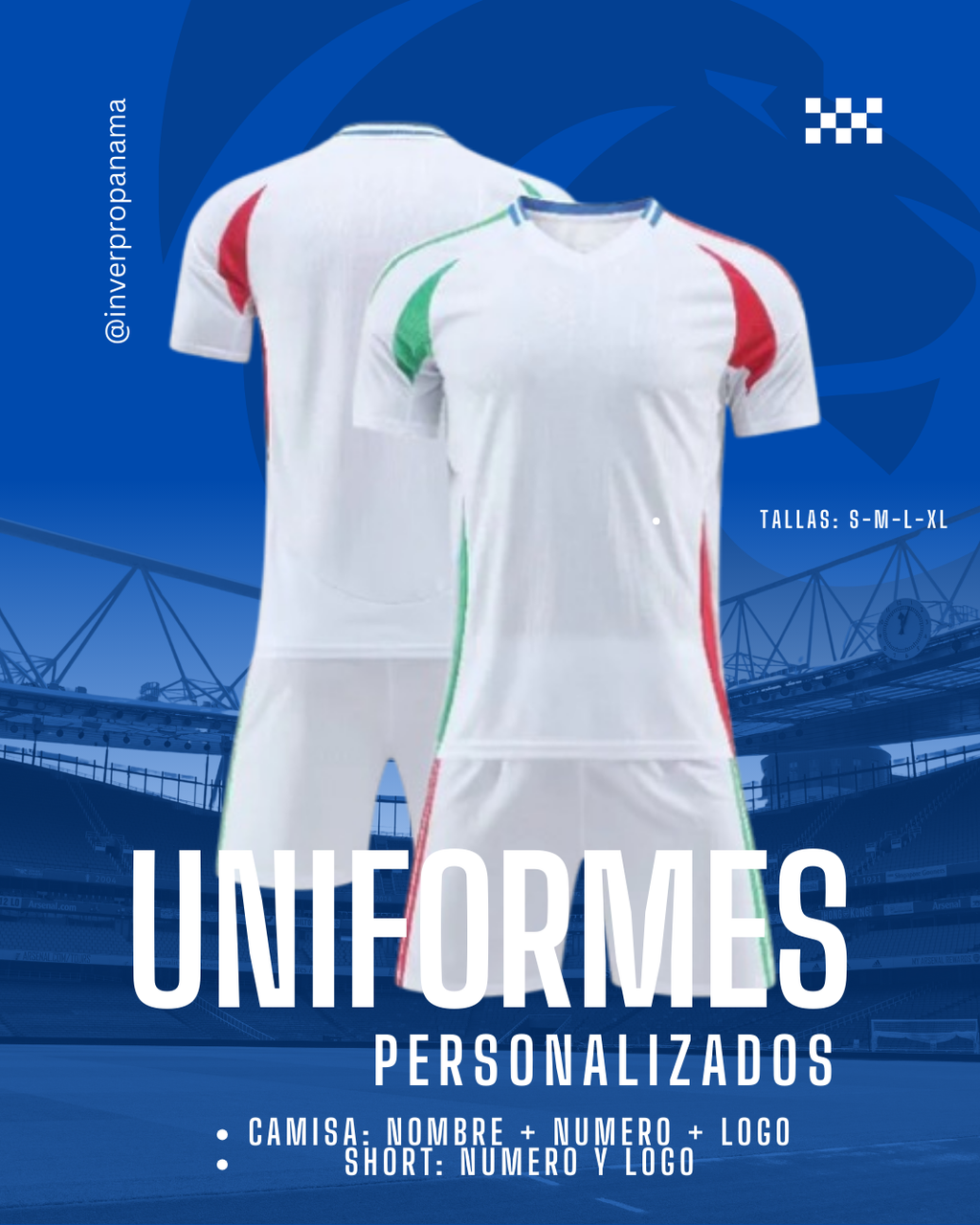 UNIFORMES DE FUTBOL GENERICO