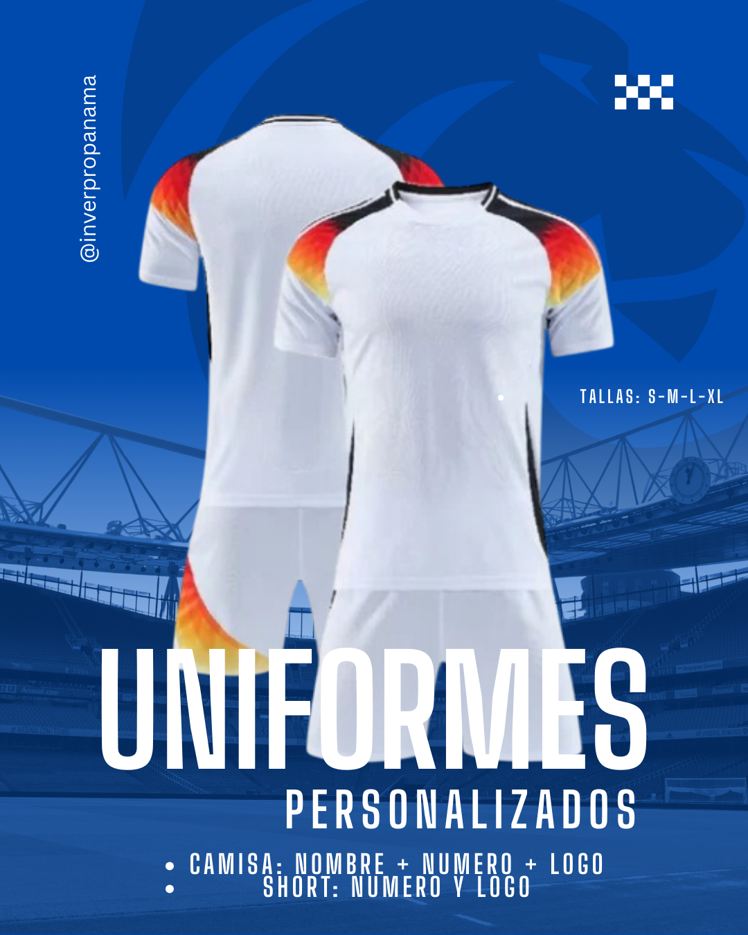 UNIFORMES DE FUTBOL GENERICO