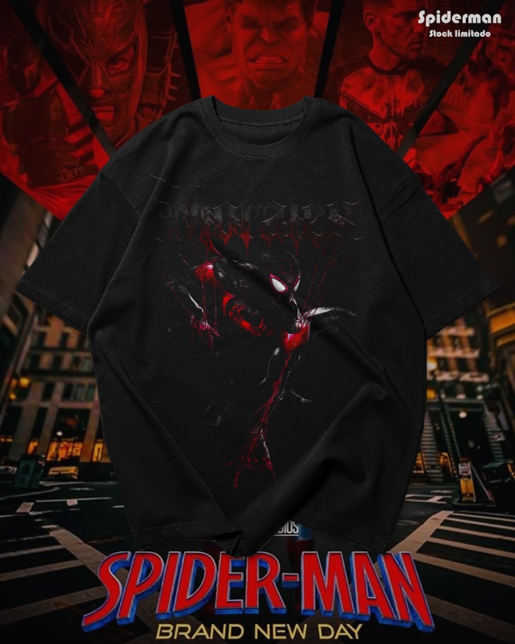 TSHIRT O SUETER PERSONALIZADO SPIDERMAN