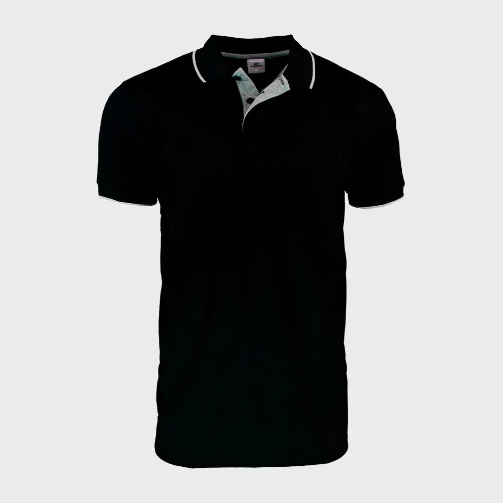 POLO WAFIT CON LINEA EN CUELLO Y MANGA